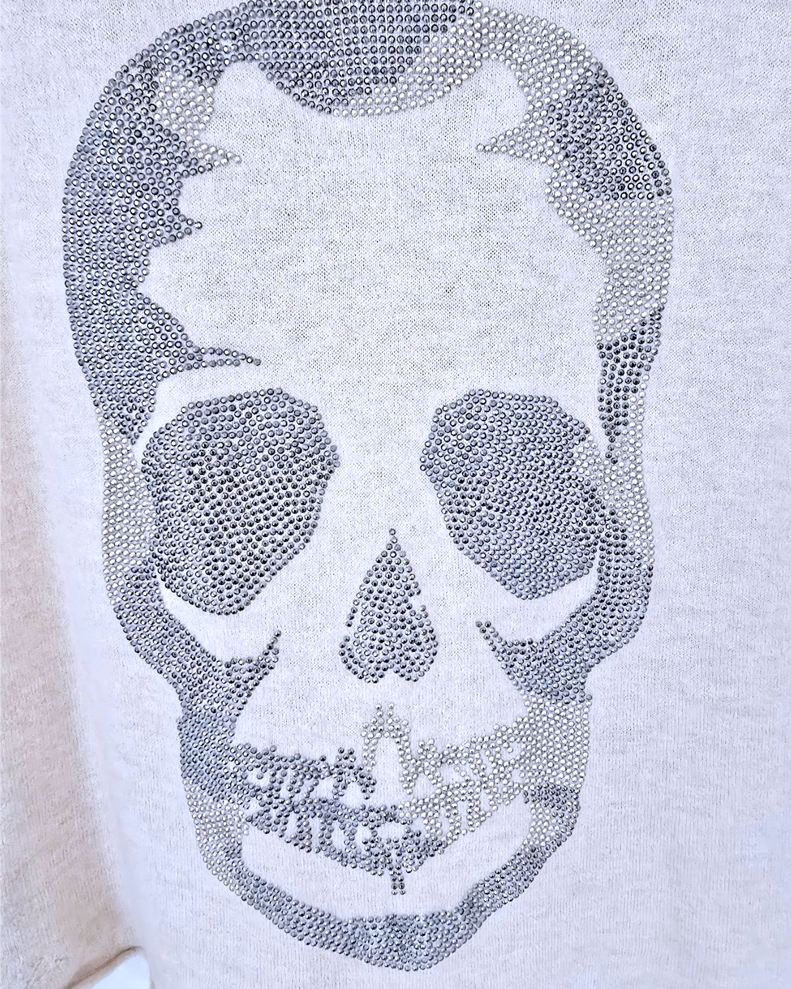 Débardeur skull en cachemire