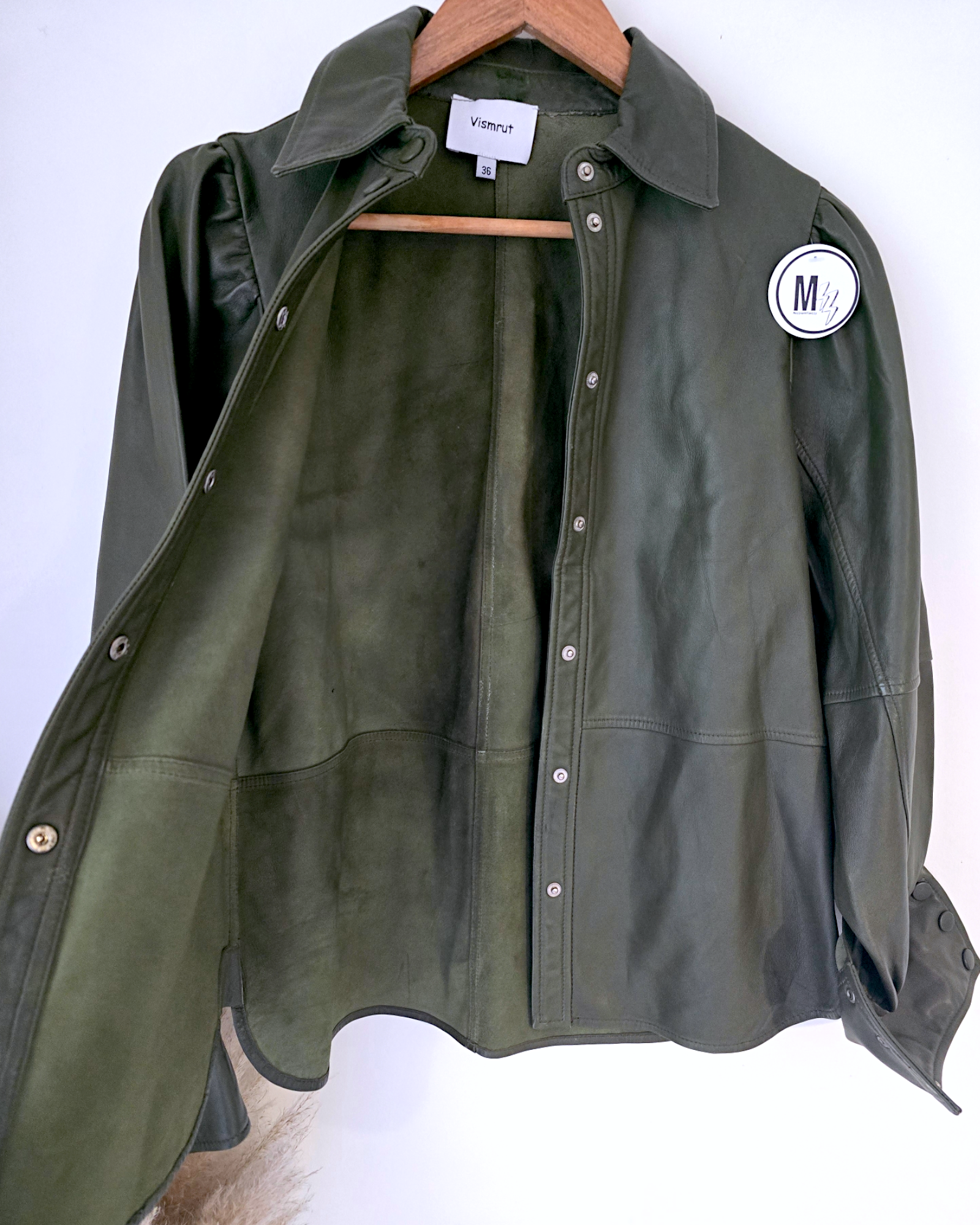 Surchemise vintage en cuir