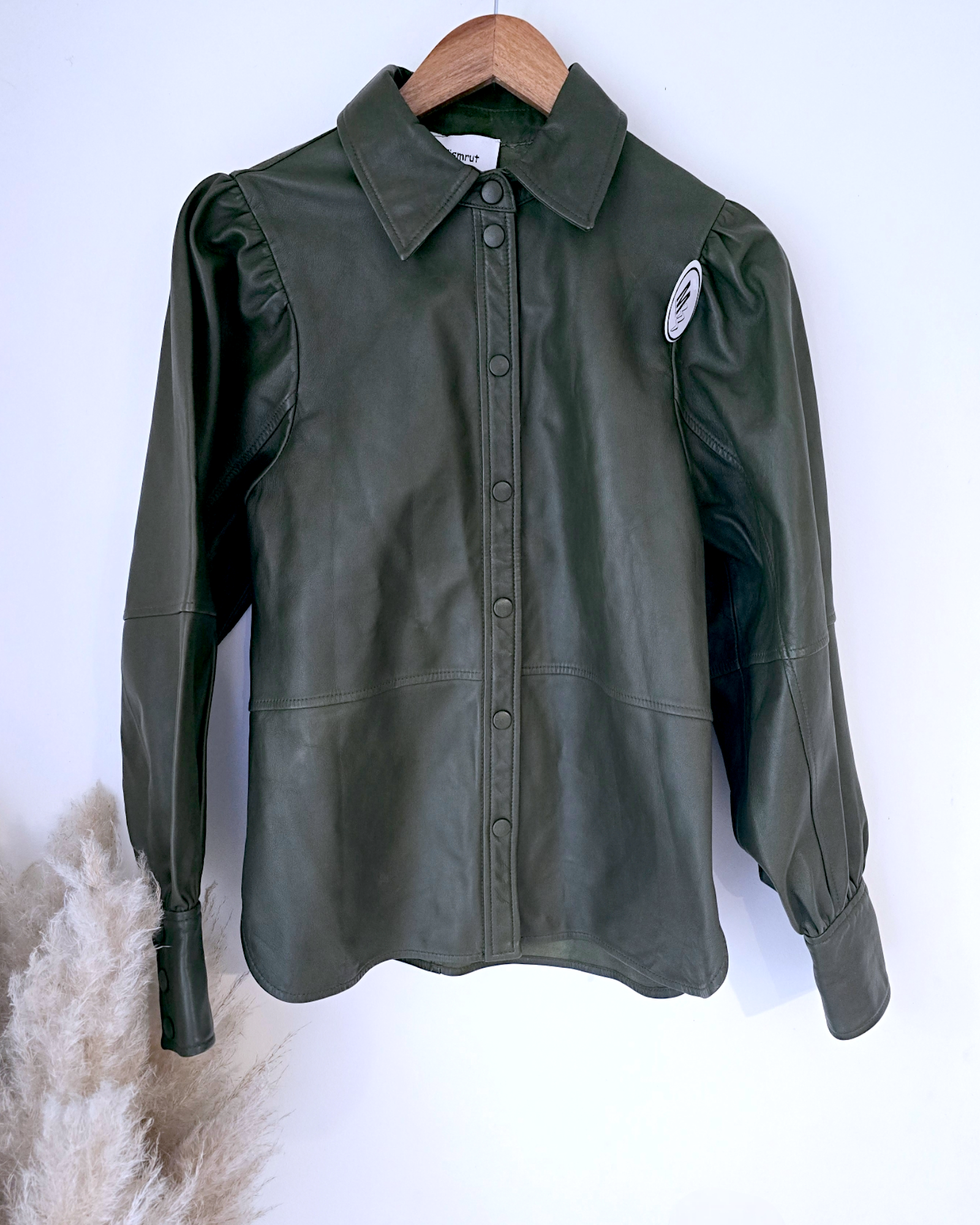 Surchemise vintage en cuir