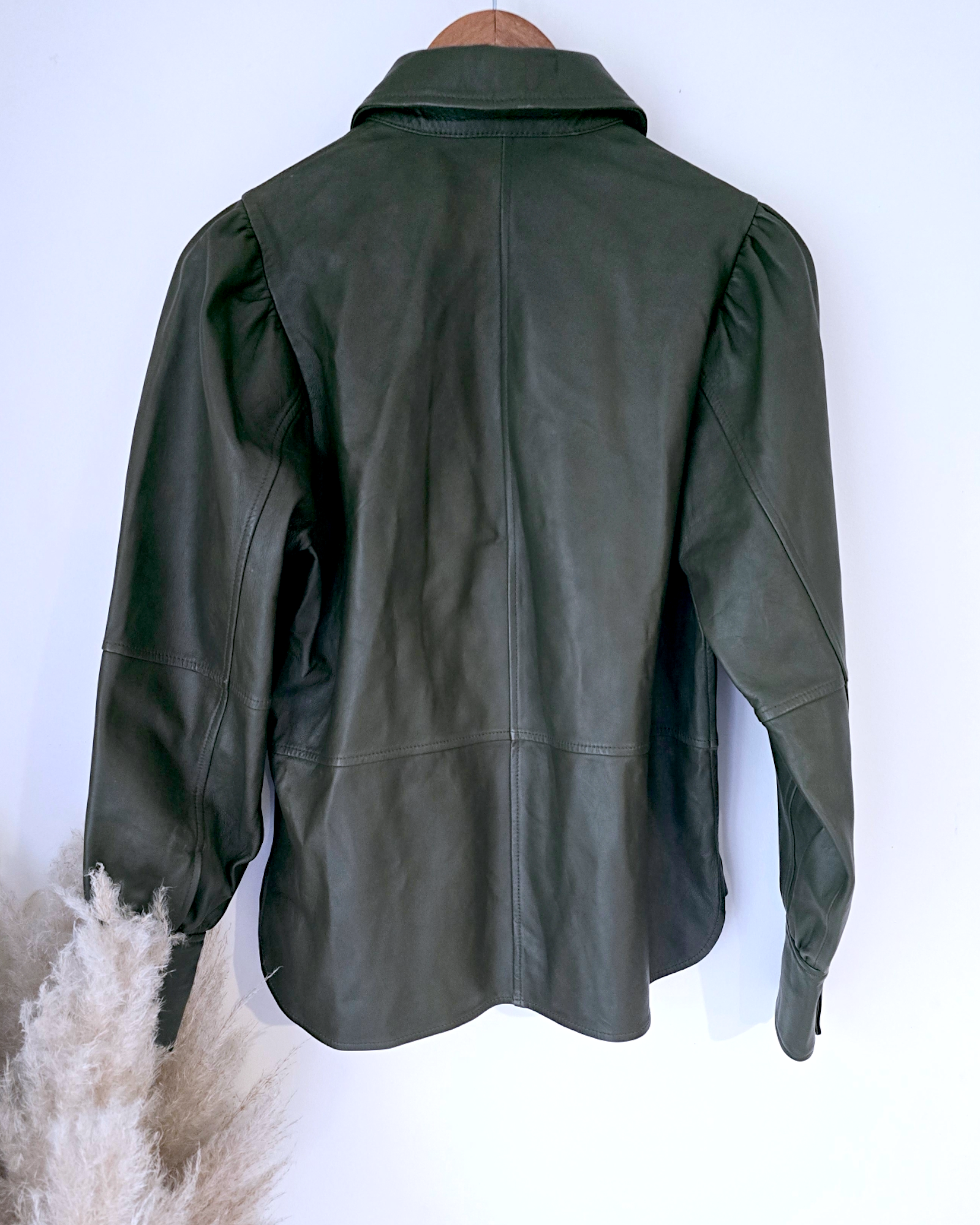 Surchemise vintage en cuir