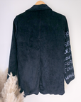 Veste velours côtelé à tag