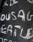 Veste velours côtelé à tag