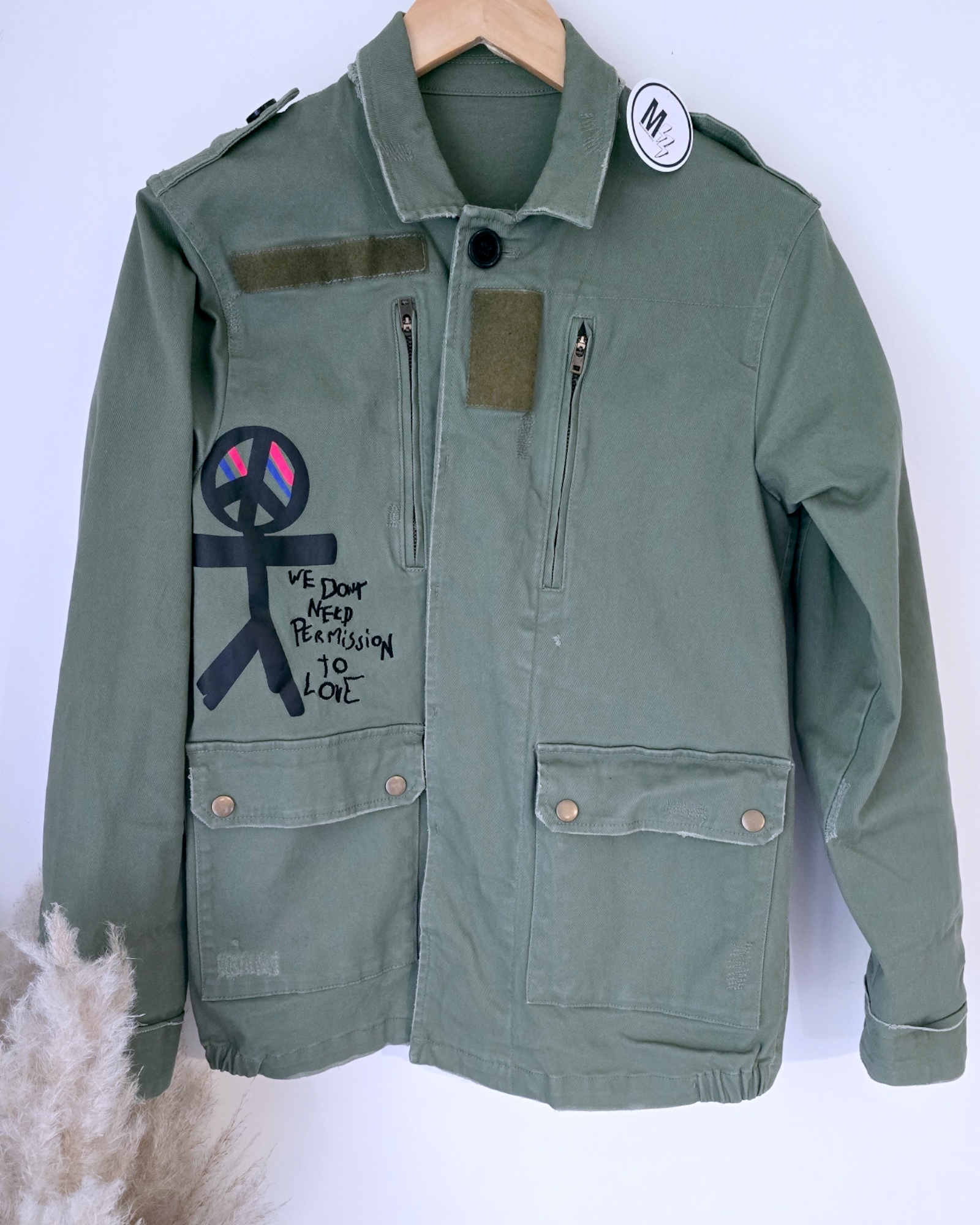 Veste militaire like kaki