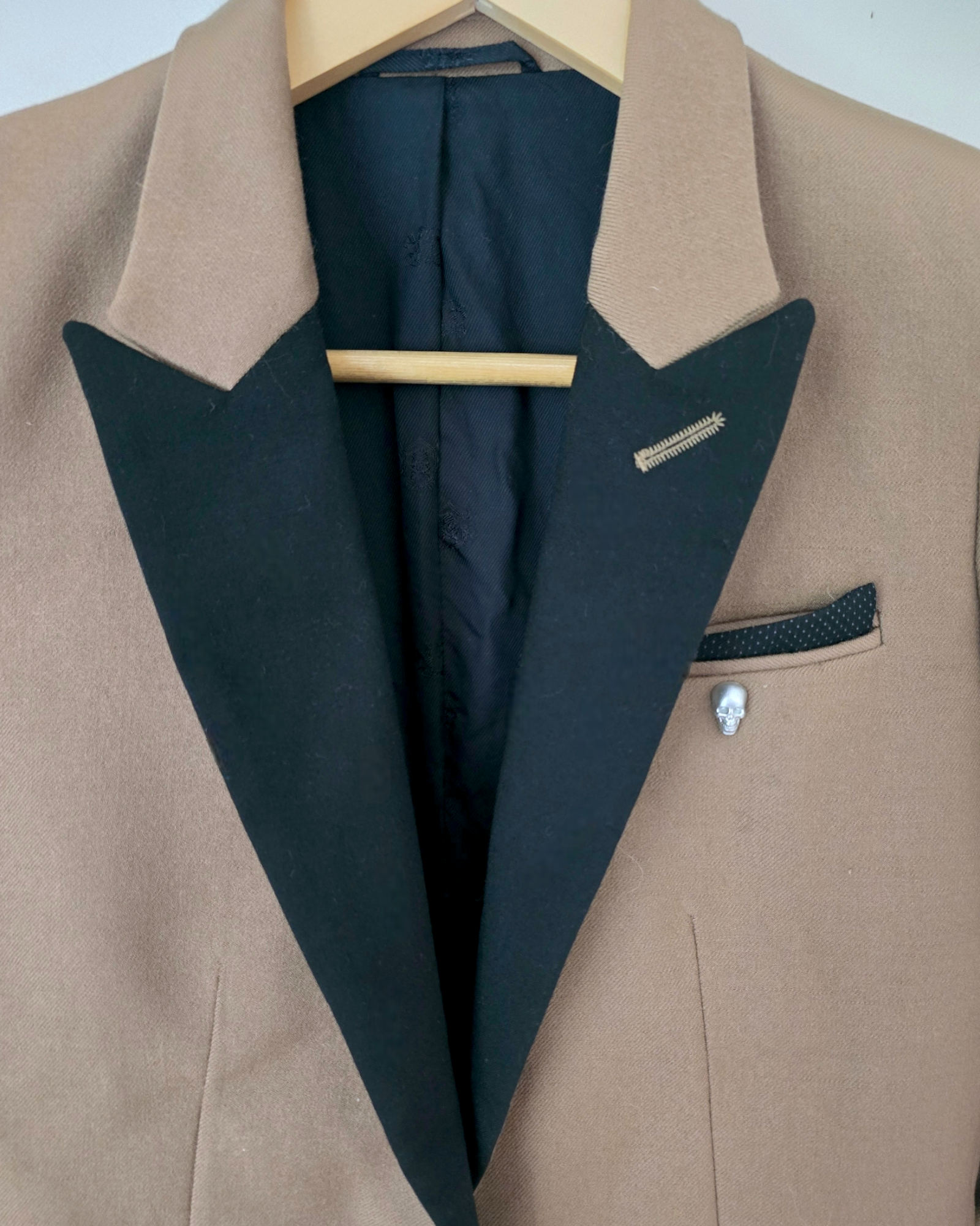 Veste chic customisée en laine