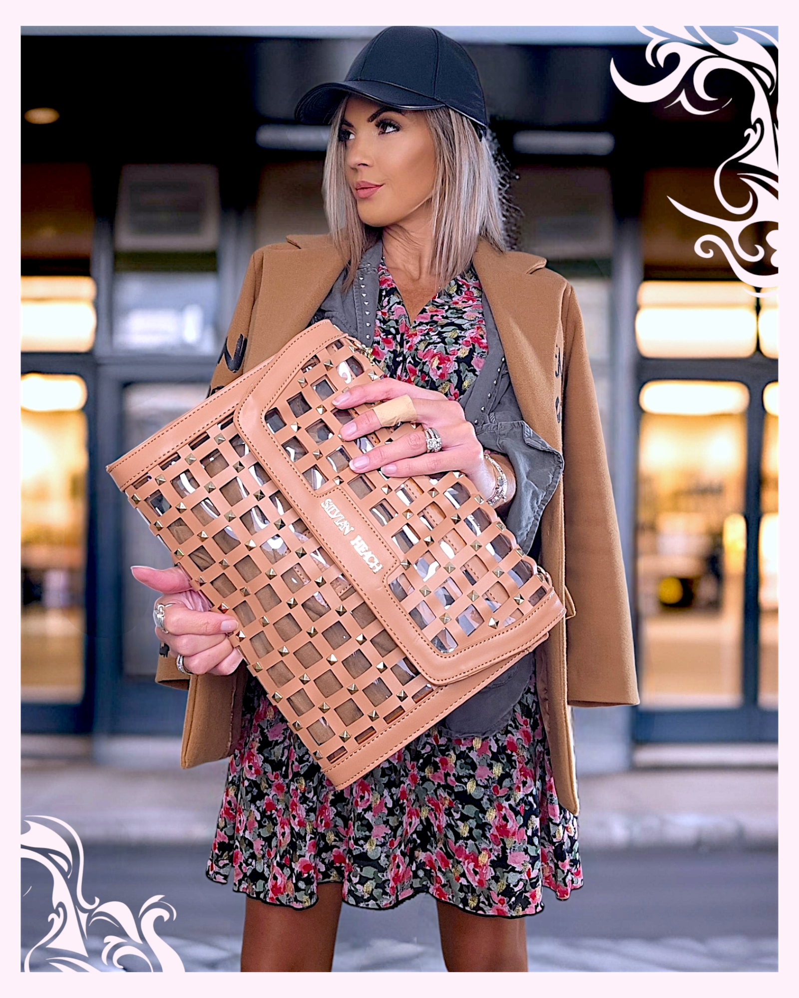 Sac pochette rock-chic