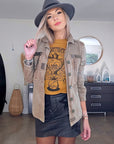 Tee-shirt love jaune