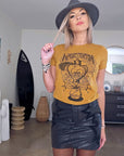 Tee-shirt love jaune