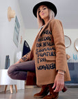 Manteau à tag camel