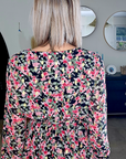 Robe flowers dorés