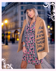 Manteau à tag camel