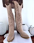 Bottes suédine
