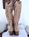 Bottes suédine