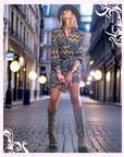 Robe vintage irisé