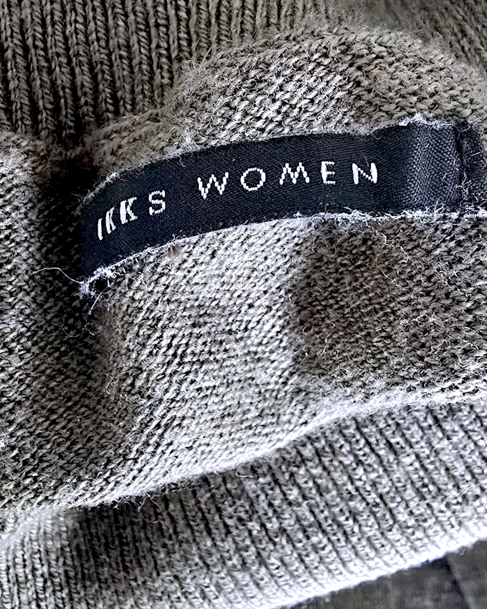 Pull col roulé kaki