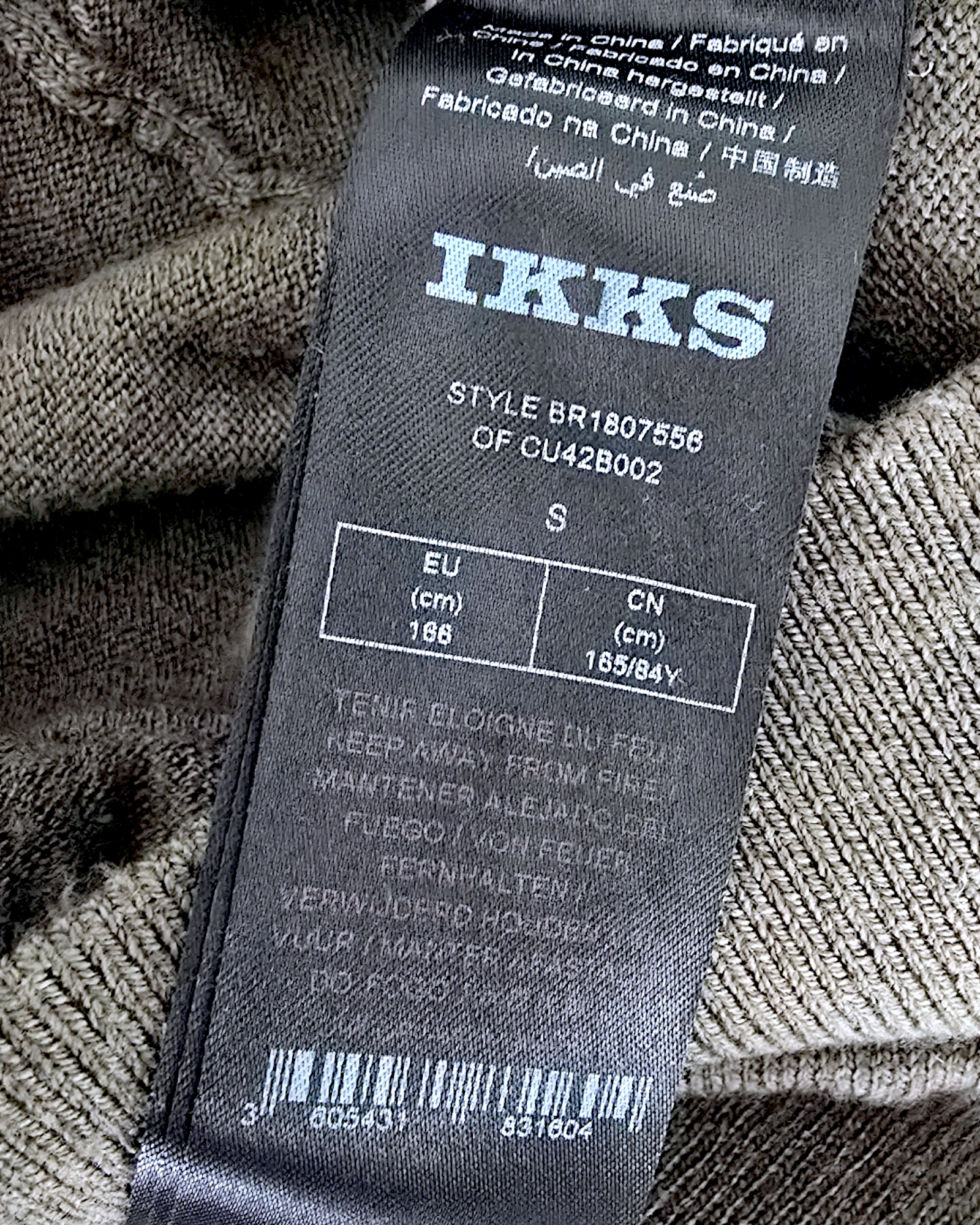 Pull col roulé kaki