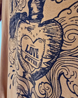 Tee-shirt love jaune