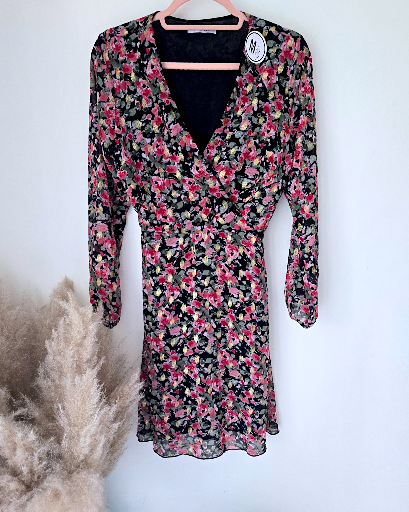 Robe flowers dorés