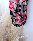 Robe flowers dorés