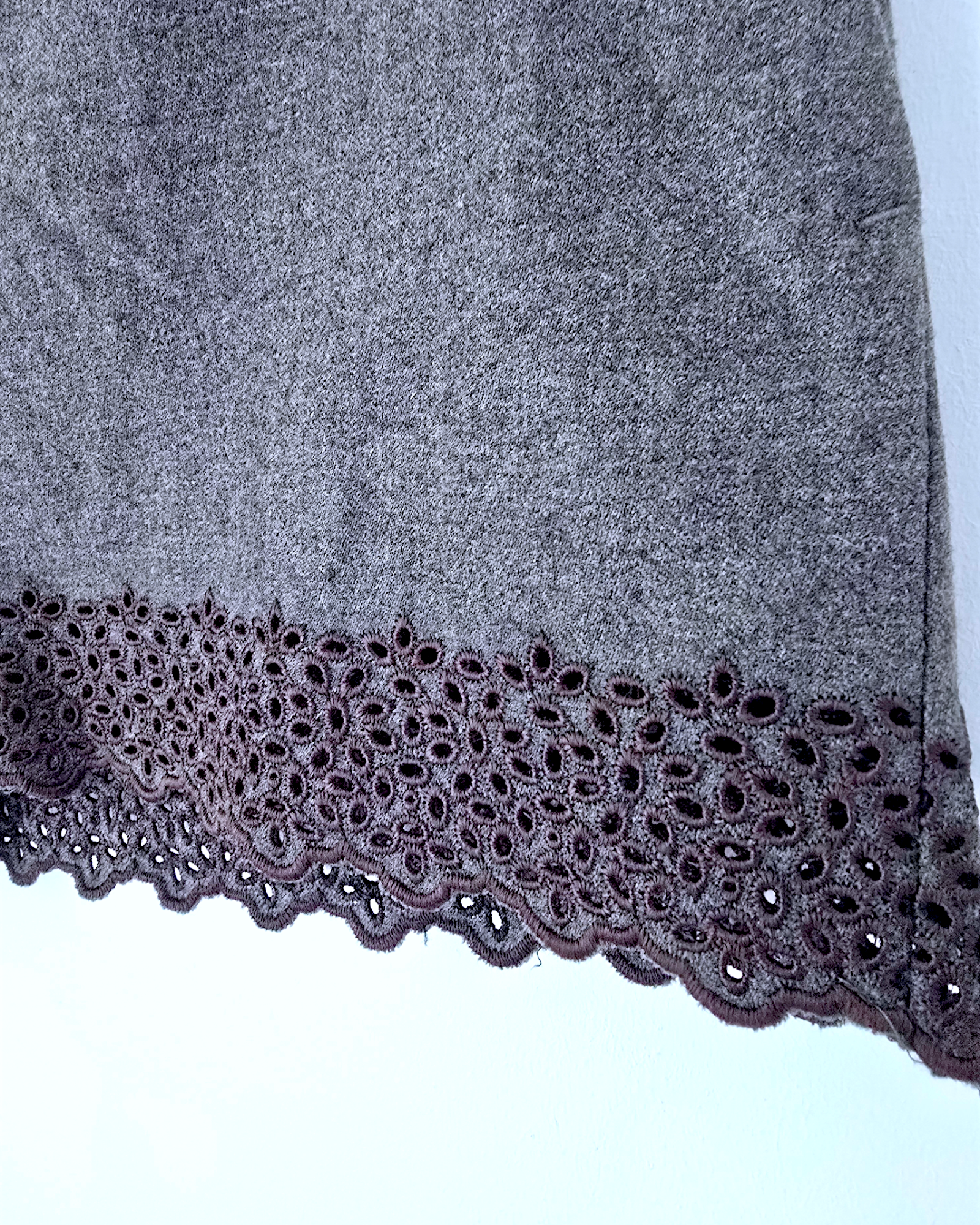 Short chic marron chiné