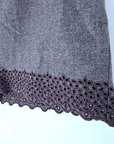 Short chic marron chiné