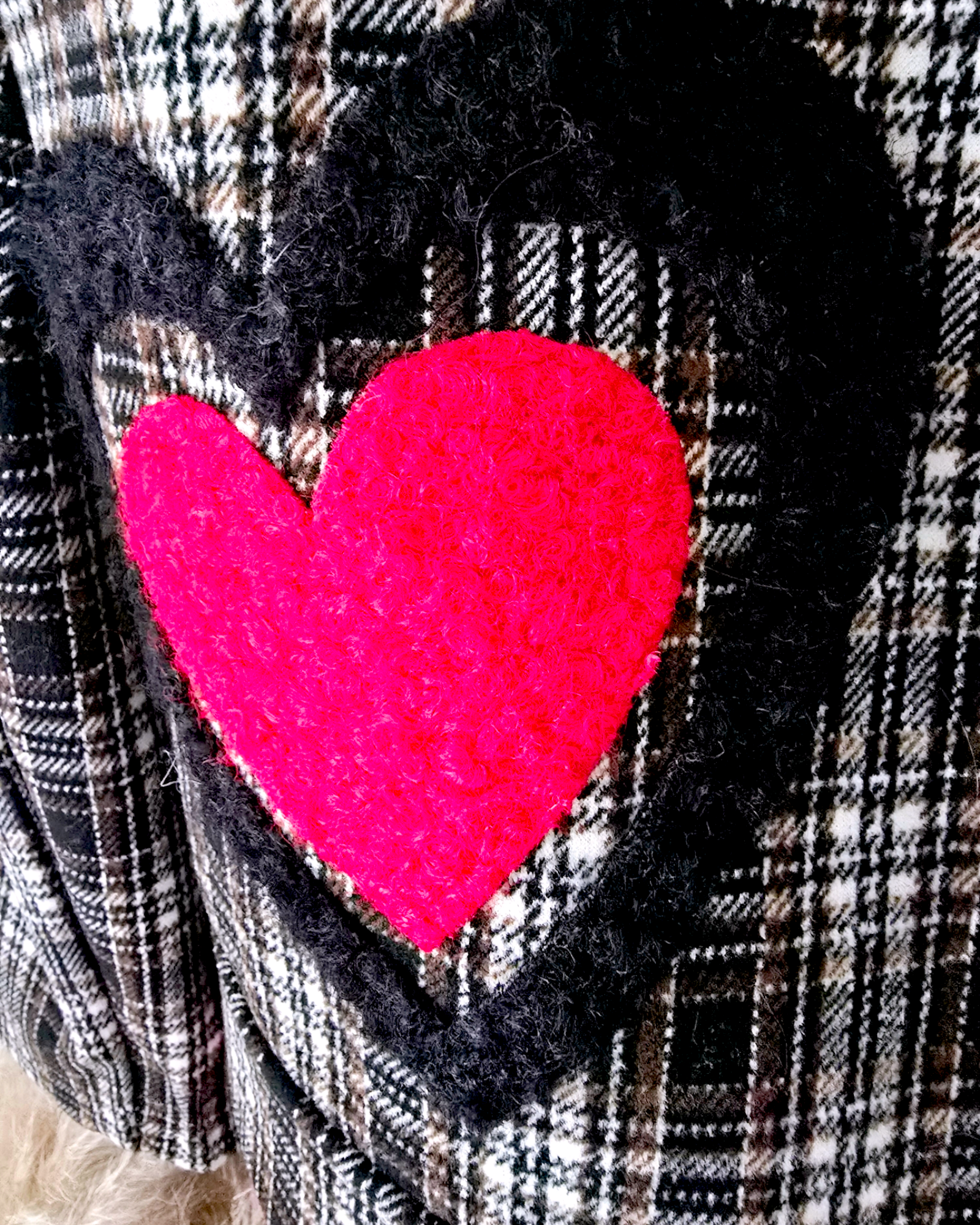 Veste boy tweed à tag