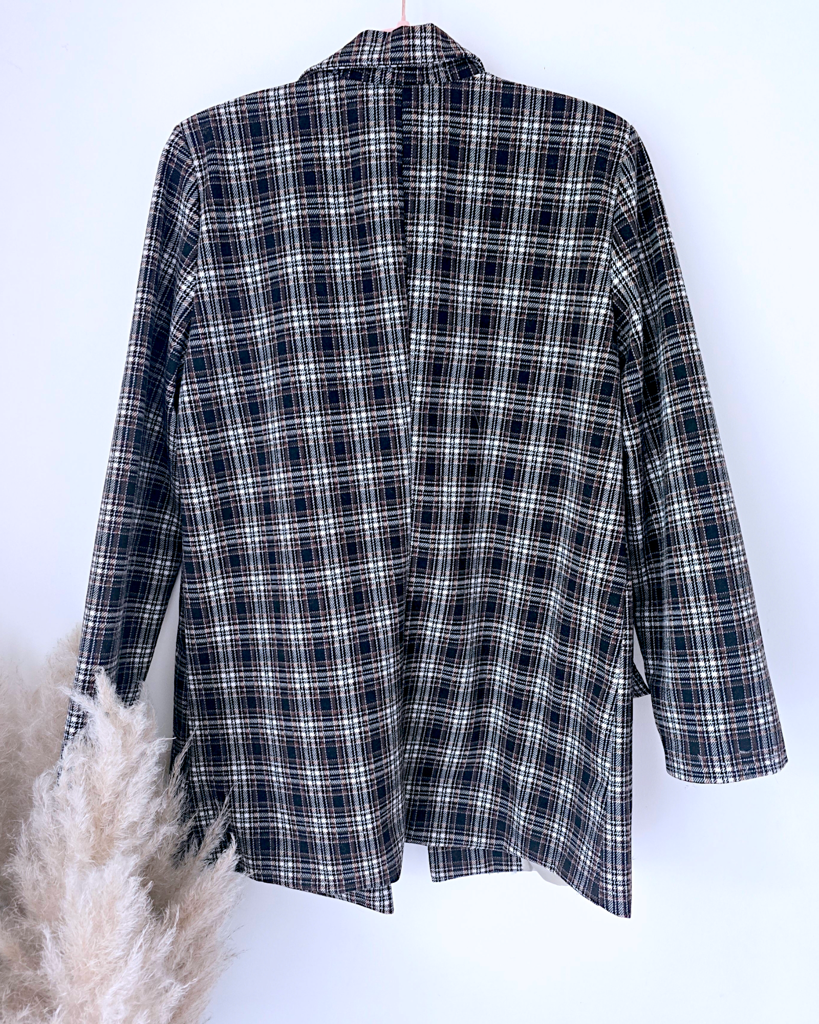 Veste boy tweed à tag