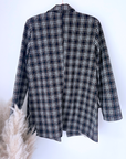 Veste boy tweed à tag