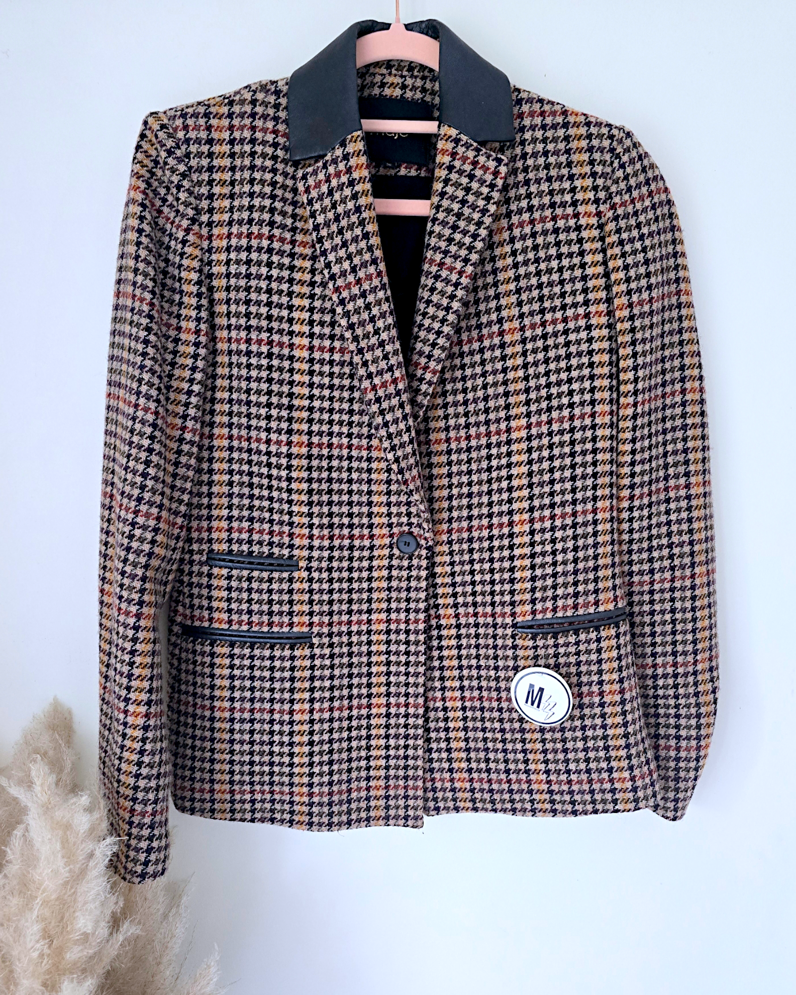 Veste chic pied-de-poule