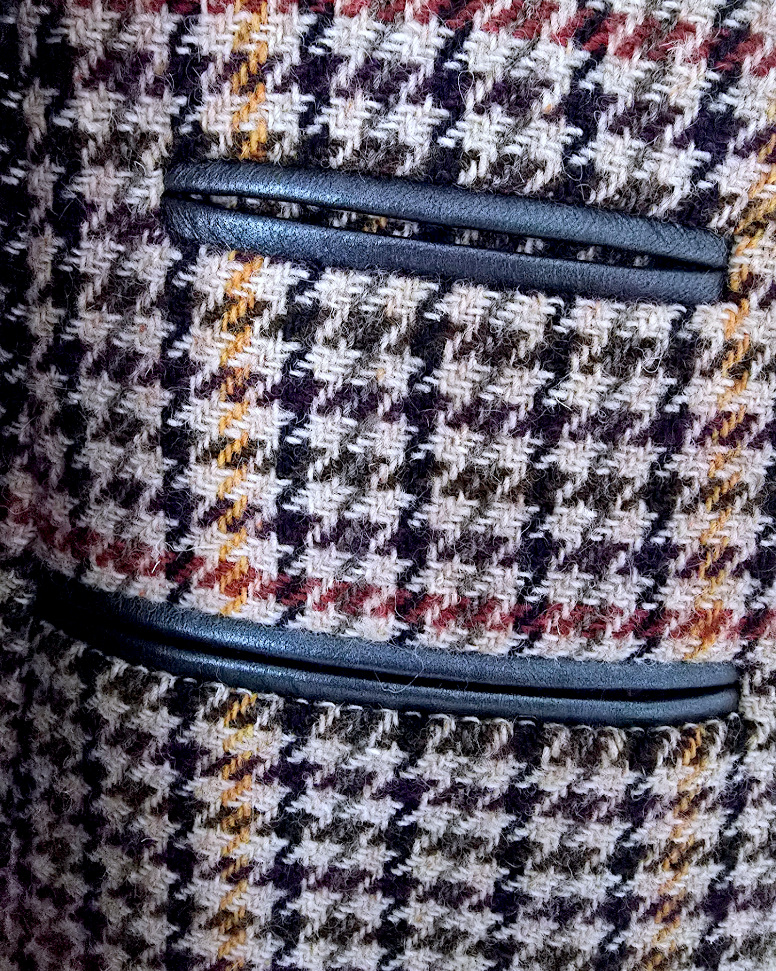 Veste chic pied-de-poule