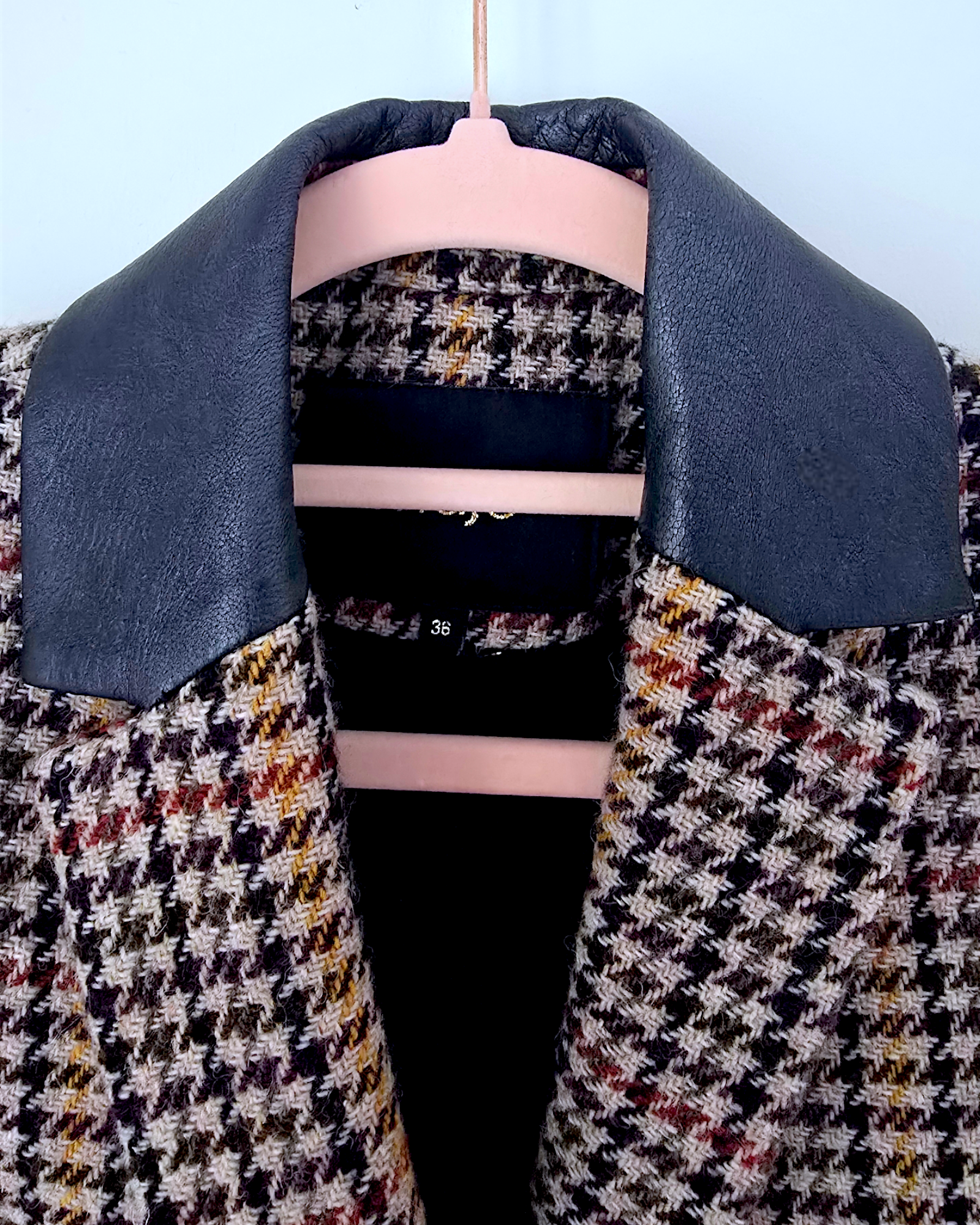 Veste chic pied-de-poule