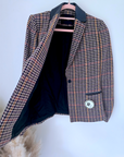 Veste chic pied-de-poule