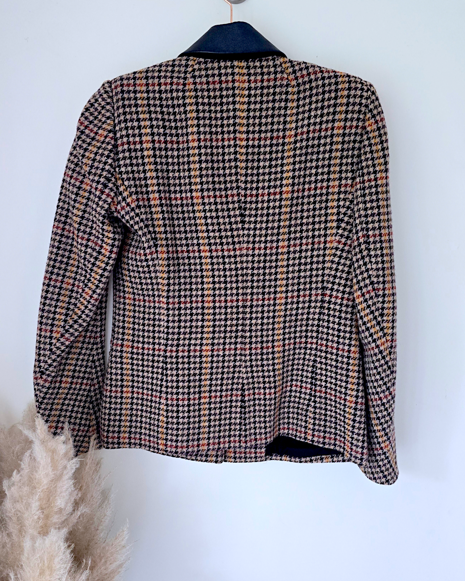 Veste chic pied-de-poule