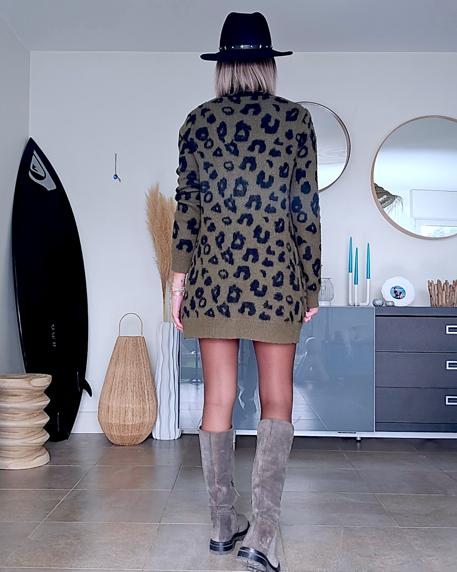 Gilet léo kaki