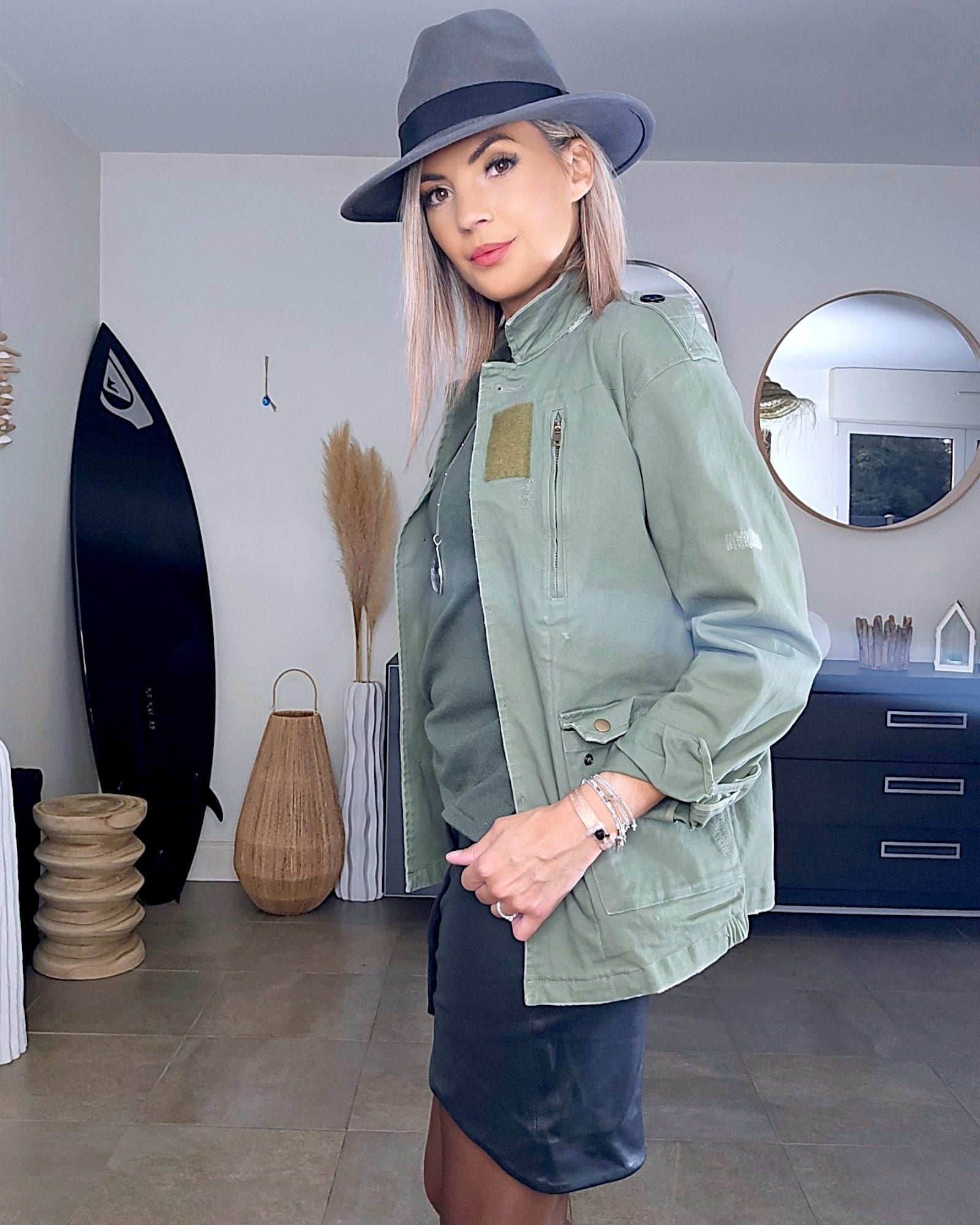Veste militaire like kaki