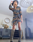 Robe vintage irisé