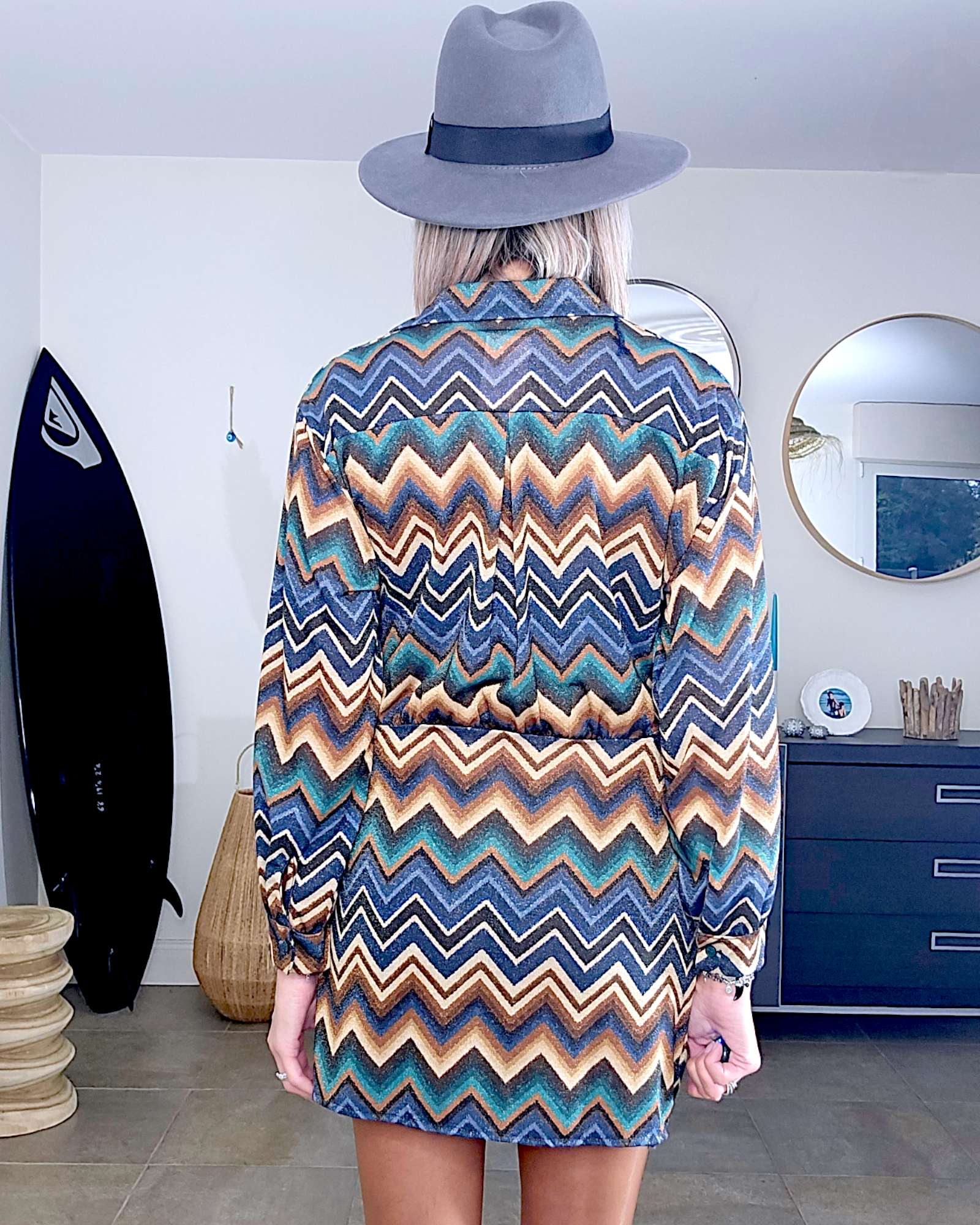 Robe vintage irisé