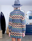 Robe vintage irisé