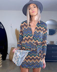 Robe vintage irisé