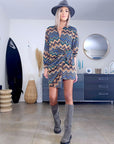 Robe vintage irisé