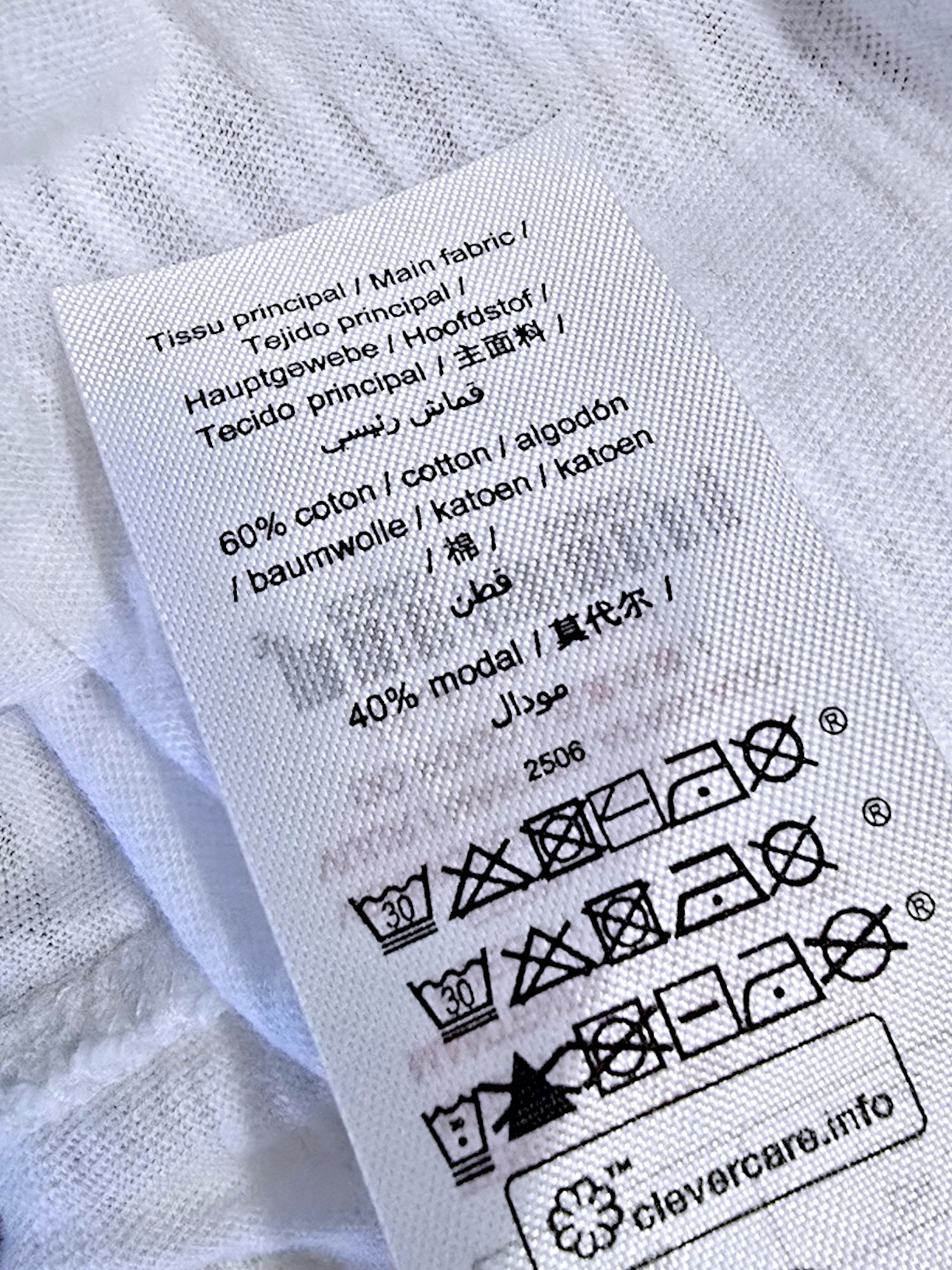 Tee-shirt blanc cassé Live