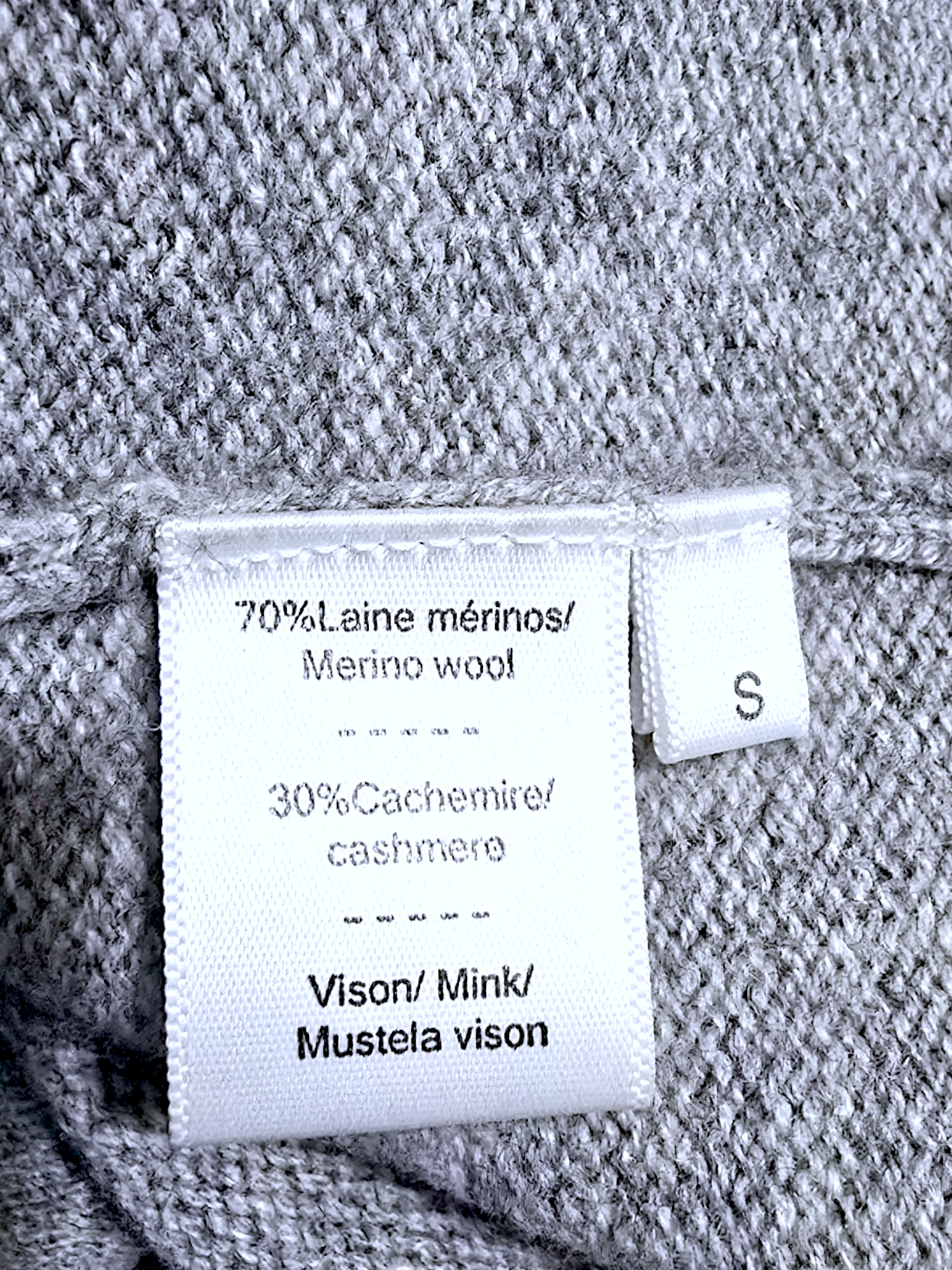 Gilet rock en laine &amp; cachemire