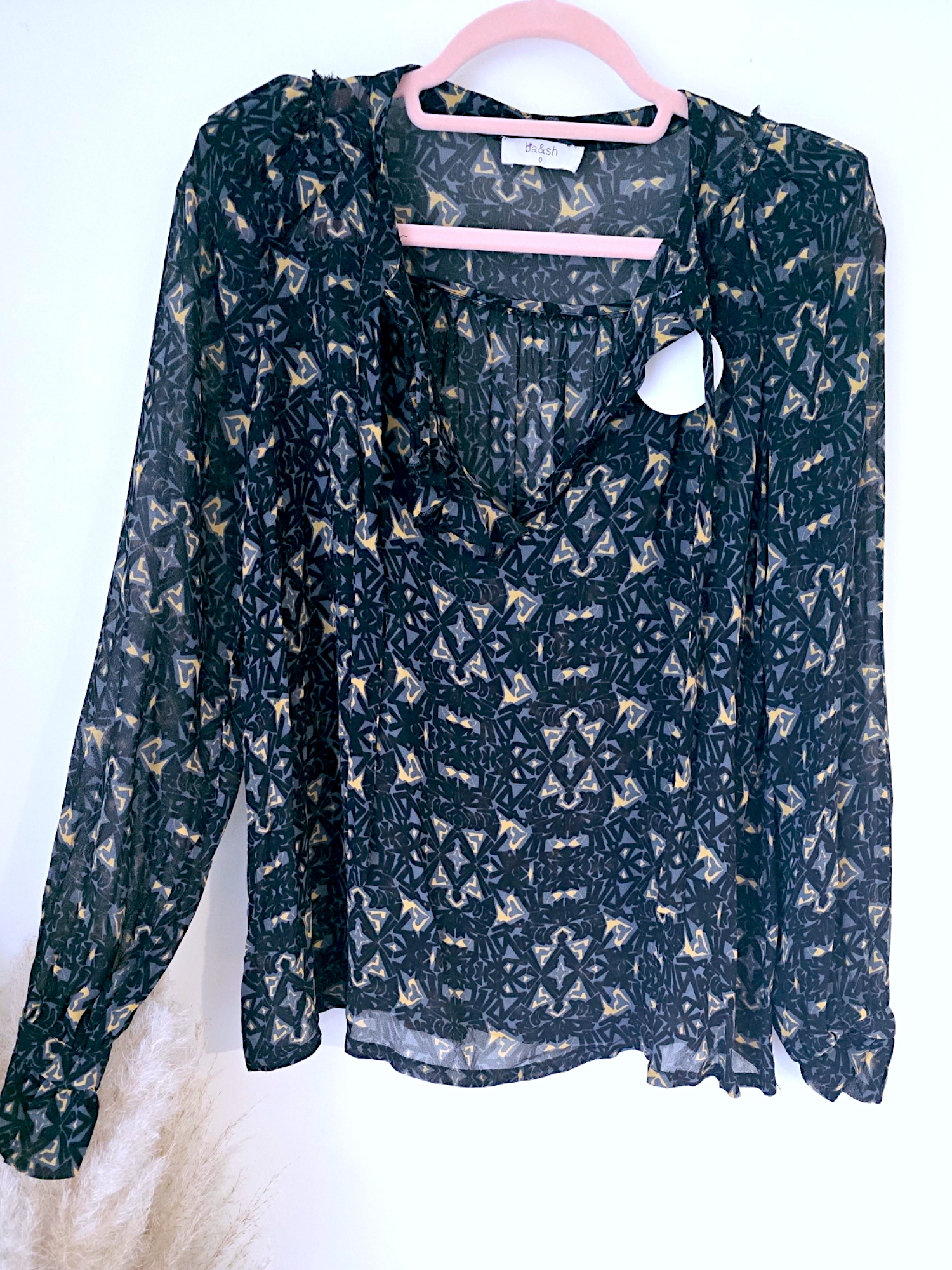 Blouse rode kaki