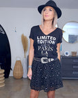 Tee-shirt noir limited