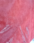 Perfecto cuir bordeaux irisé
