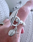Bague anneau en argent