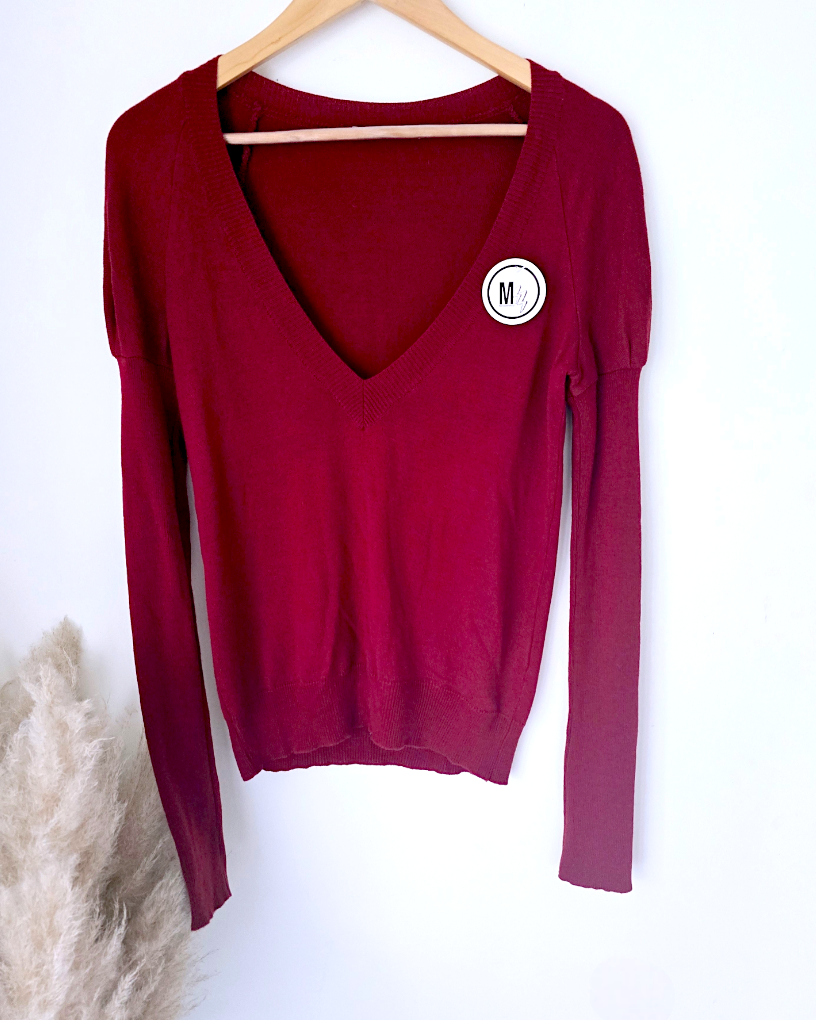 Pull double sens bordeaux