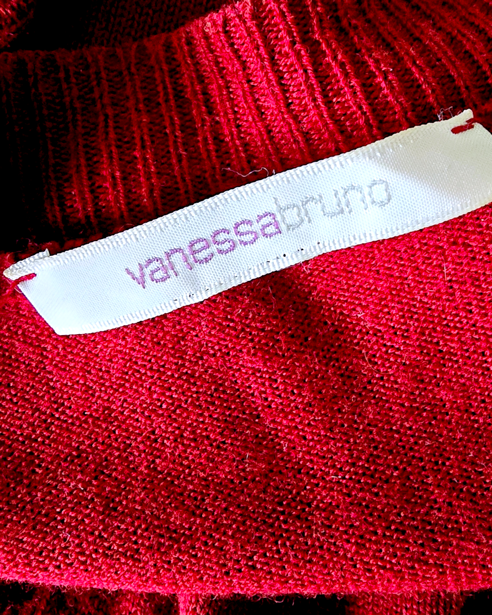 Pull double sens bordeaux