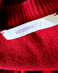 Pull double sens bordeaux