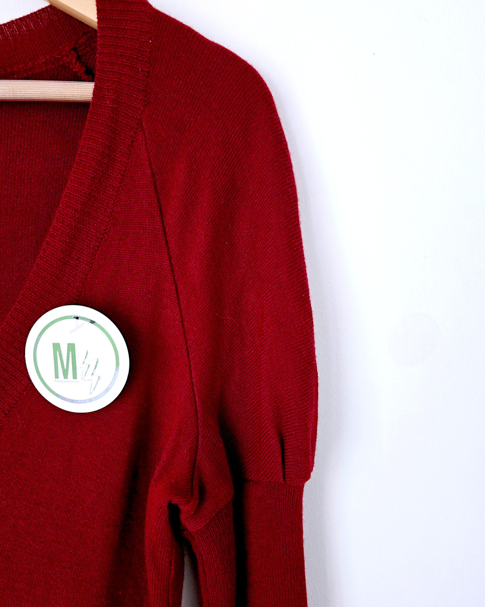 Pull double sens bordeaux