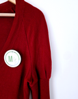 Pull double sens bordeaux
